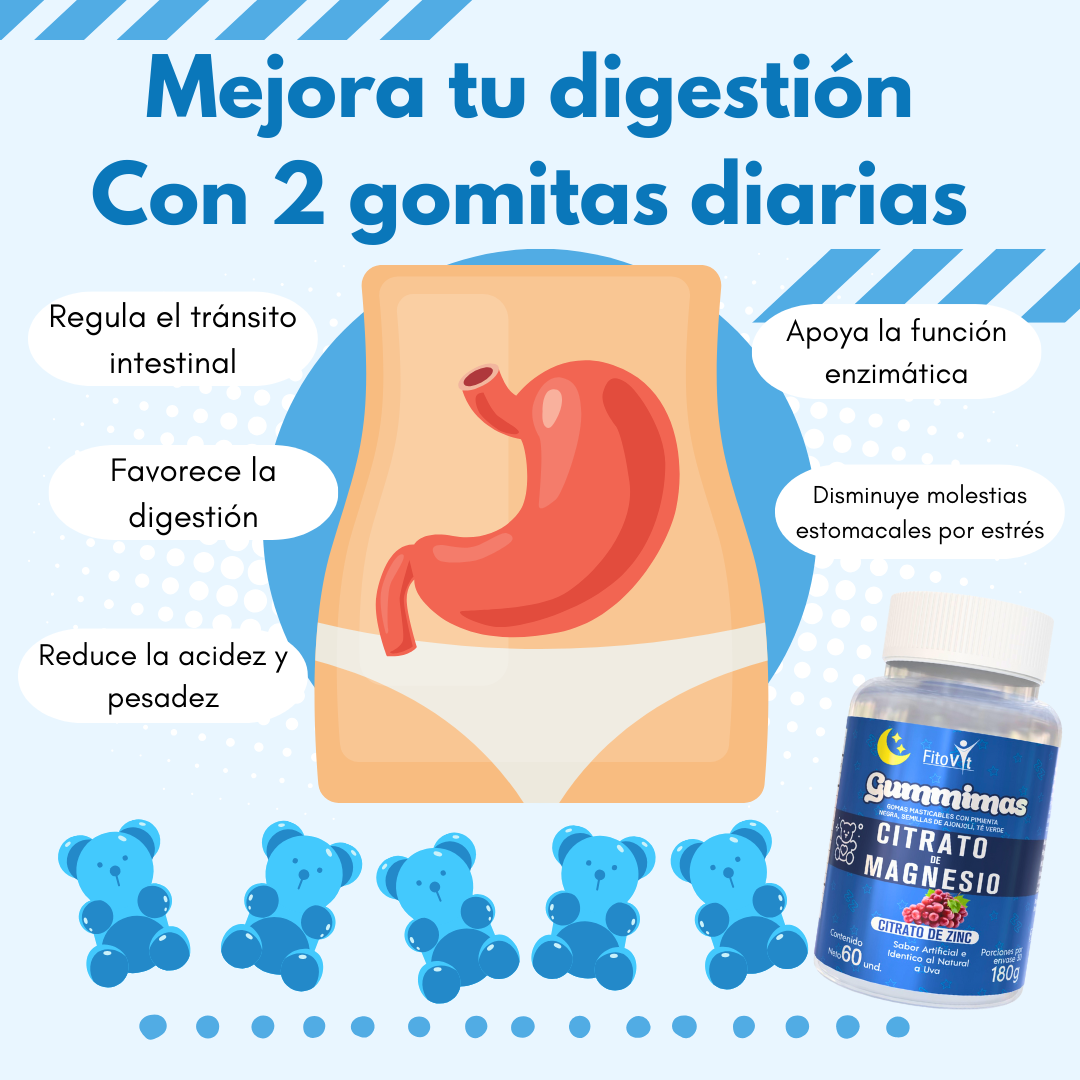 GOMITAS CITRATO DE MAGNESIO Y ZINC