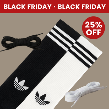 PACK MEDIAS + CORDONES RAYAS URBAN