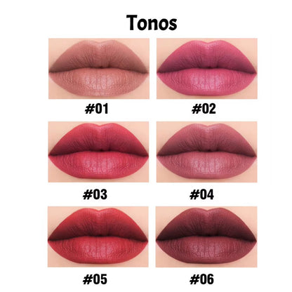 LABIALES VELVET KISS X6