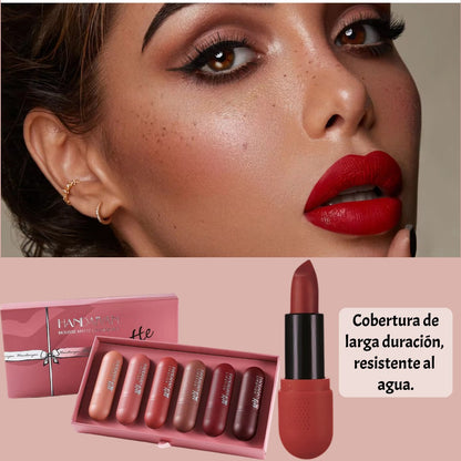 LABIALES VELVET KISS X6