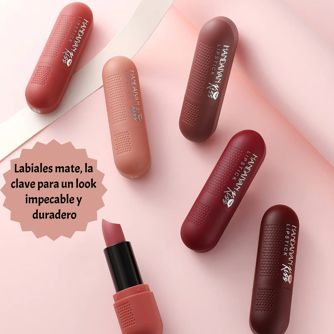 LABIALES VELVET KISS X6