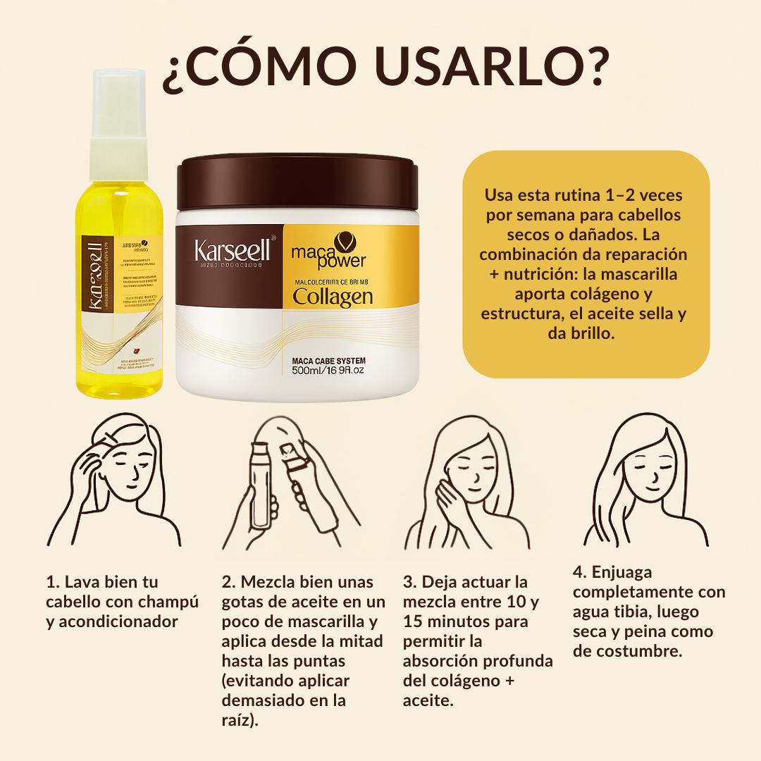 NUEVO KIT MASCARILLA CAPILAR DUO MACAFUSION