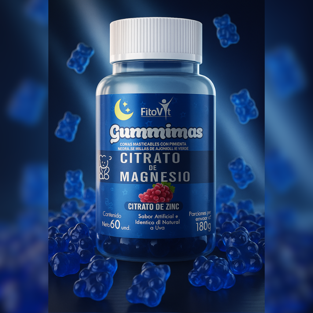 GOMITAS CITRATO DE MAGNESIO Y ZINC