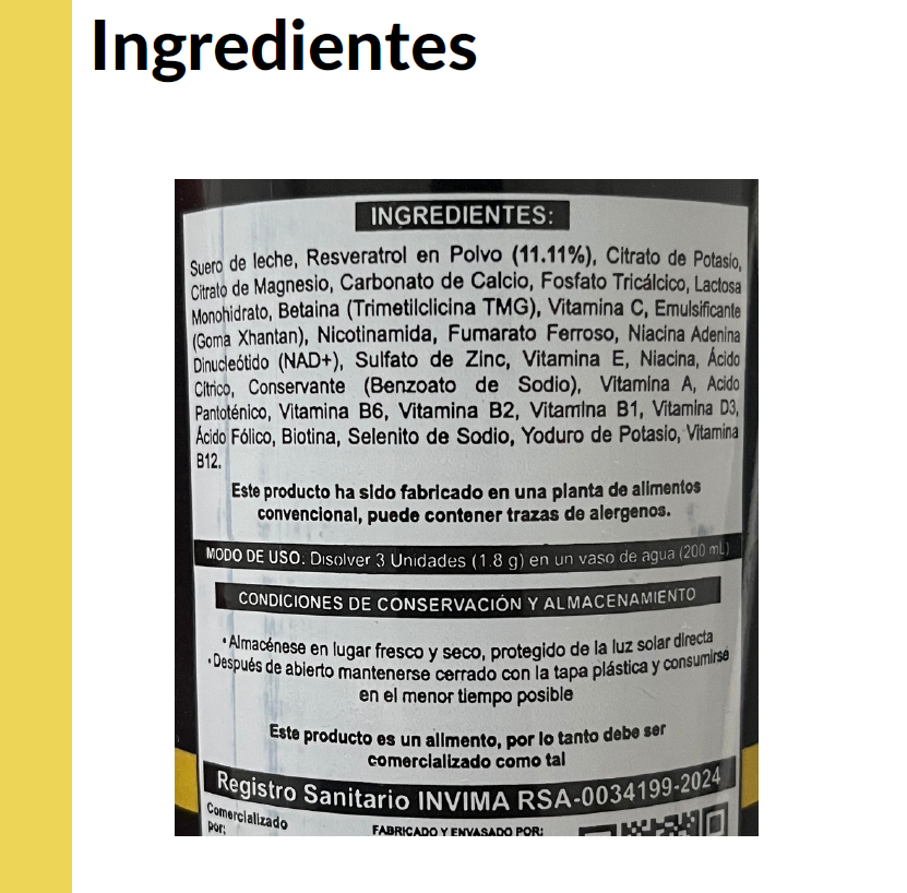 NAD+ RESVERATROL PREMIUM