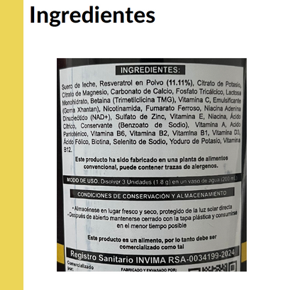 NAD+ RESVERATROL PREMIUM